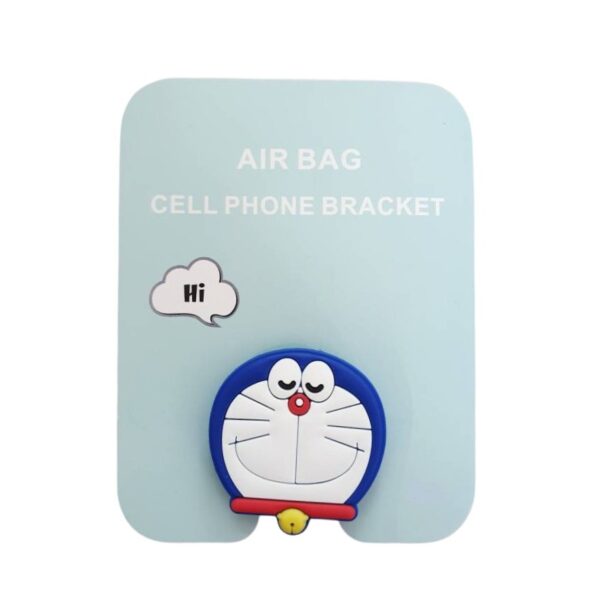 Suport pentru Telefon, , Stand cu Adeziv pentru Telefon, Model Animat 21, Blue Cat, Albastru - imagine 2