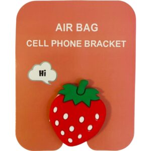 Suport Stand Adeziv Popsocket , Model Capsuna, Pentru Telefon, Universal, Multicolor