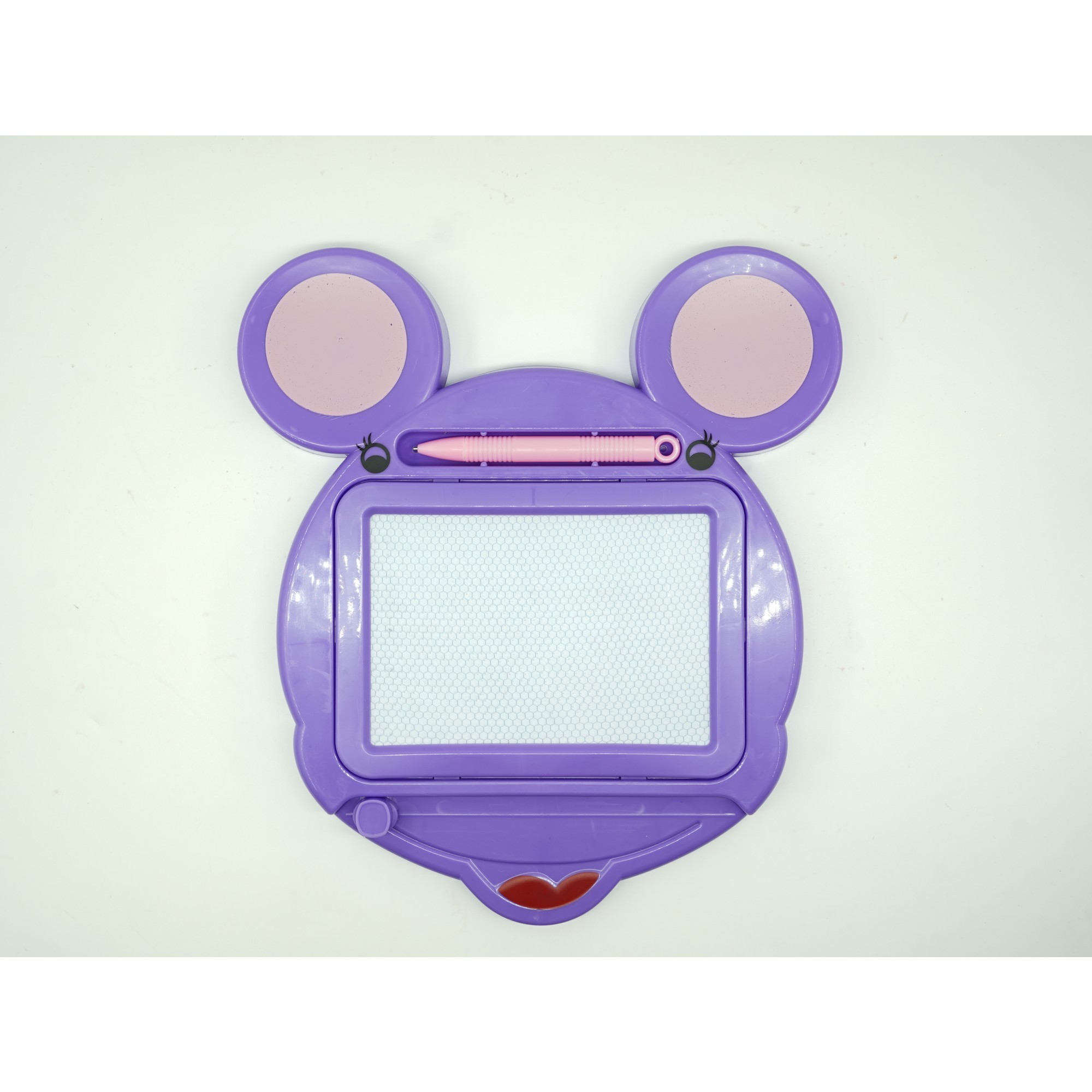 Tabla Magnetica pentru desen , Pix, forma Soricel, dimensiuni 23x26.5 cm, Dezvolta Creativitatea, Mov - imagine 4