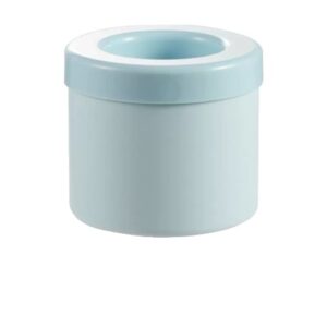 Tava de Gheata din Silicon cu Capac, , Forma de Gheata pentru Racirea Bauturilor, in Forma de Frapiera, Silicon fara BPA, Cuburi de Gheata, 9x8.5x8 cm, Albastru