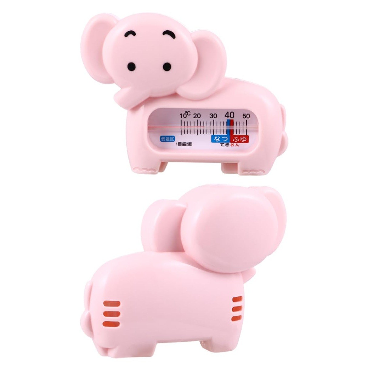 Termometru pentru Baie, , Plutitor, Rezistent la apa, Multifunctional, Model Elefant, 11.5x9x2 cm, Roz - imagine 4
