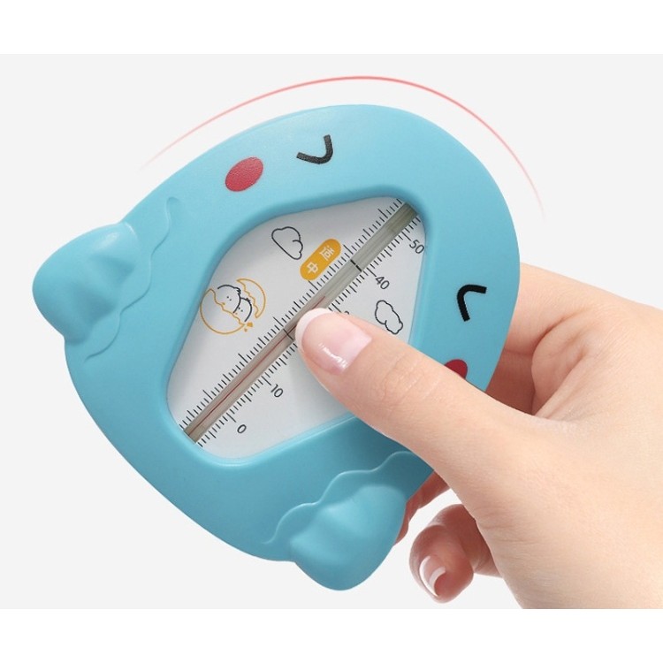 Termometru pentru Baie, , Plutitor, Rezistent la apa, Multifunctional, Model Gaina, 10.5x10.5x2.5 cm, Albastru - imagine 4