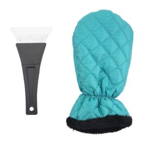 Set Manusa si Racleta pentru Zapada, , Impermeabila, Izolatie de Bumbac, 31 x 15 cm, Verde
