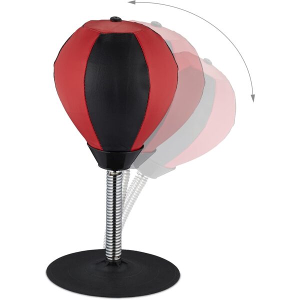 Jucarie Interactiva, , Model Sfera de Box cu Suport de Masa, Inaltime Reglabila, +3 Ani, 10.5 x 20 x 23.5 cm, Rosu/ Negru - imagine 4