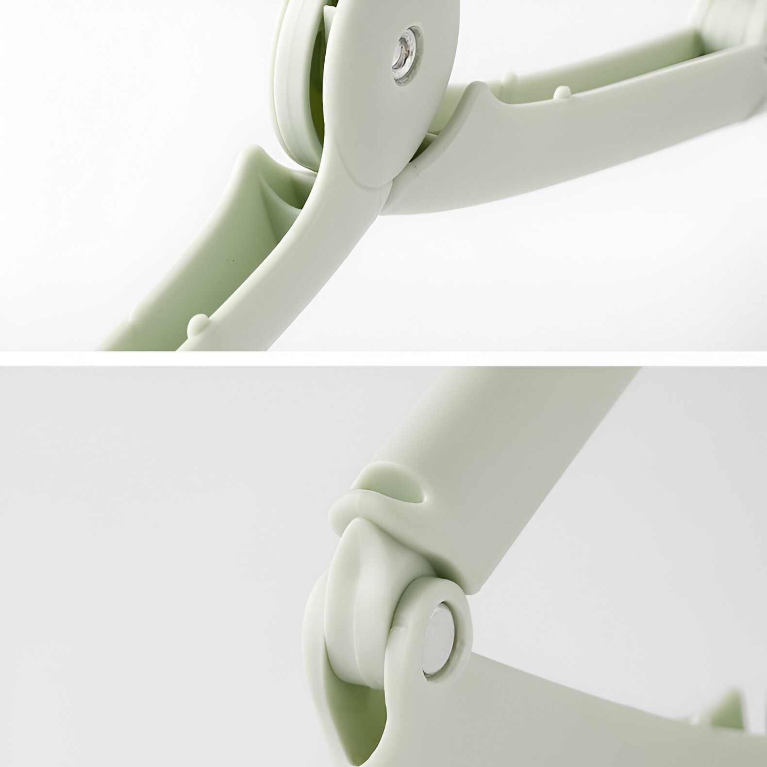 Umeras Pliabil de Calatorie, , Mini Cuier Portabil pentru Haine, Suport de Uscare, 14x7x1.4cm, Verde - imagine 4