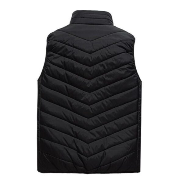 Vesta Inteligenta Incalzita, , Unisex, 2 Zone de Incalzire, Umplutura Bumbac, 3 Trepte de Temperatura, Incarcare USB, Negru, sub 100 kg, Marime S - imagine 2