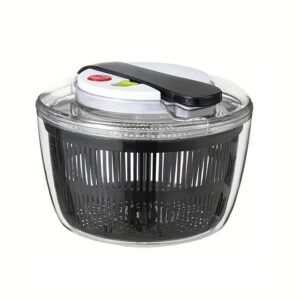 Uscator Manual pentru Salata si Verdeturi, , Plastic, 16x15x21 cm, Capacitate 3L, Negru