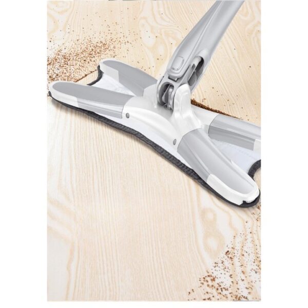 Rezerva Mop Plat, , din Fibre Superfine, Lavabila, 15 x 38 cm, Argintiu - imagine 3