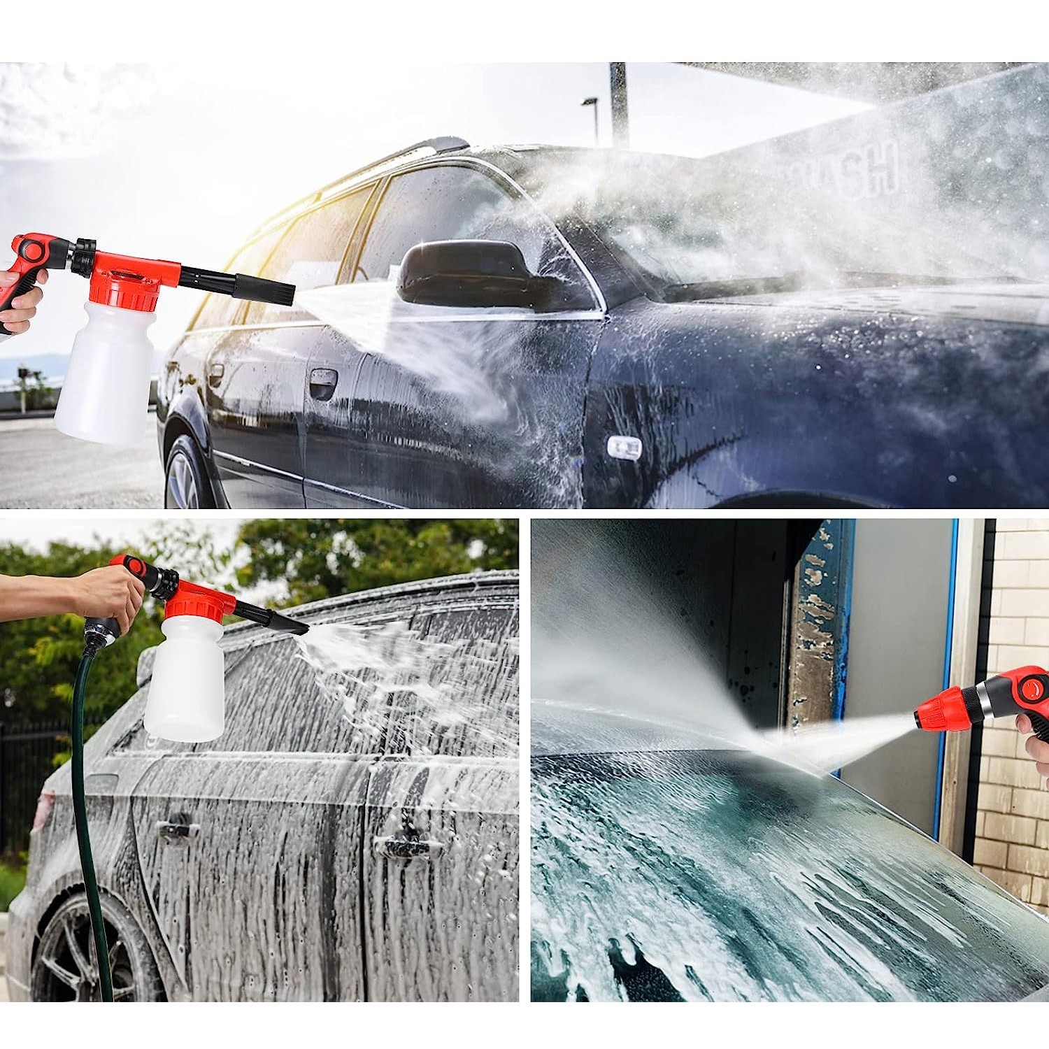 Accesorii pentru Curatare Auto, Flippy, Set 35 bucati, Accesorii pentru Detailing Auto, Accesorii pentru Curatare Auto in Interior si Exterior, Multicolor - imagine 3