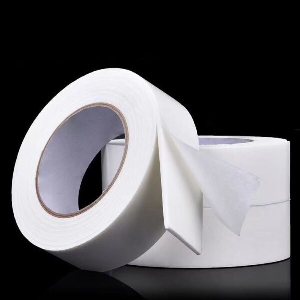 Banda Dubla Adeziva, Flippy, Banda Adeziva cu Burete, pentru Cadouri si Ambalaje, 3 m, Latime 2.5 cm, Alb - imagine 3