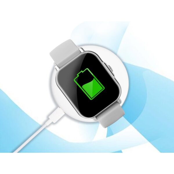 Ceas Smartwatch, Flippy, Editia H15, Apeluri Bluetooth, Afisaj 1.81 inch, Rezolutie 240 x 284, Puls, Siri, Baterie 180 mAh, Roz Auriu - imagine 4