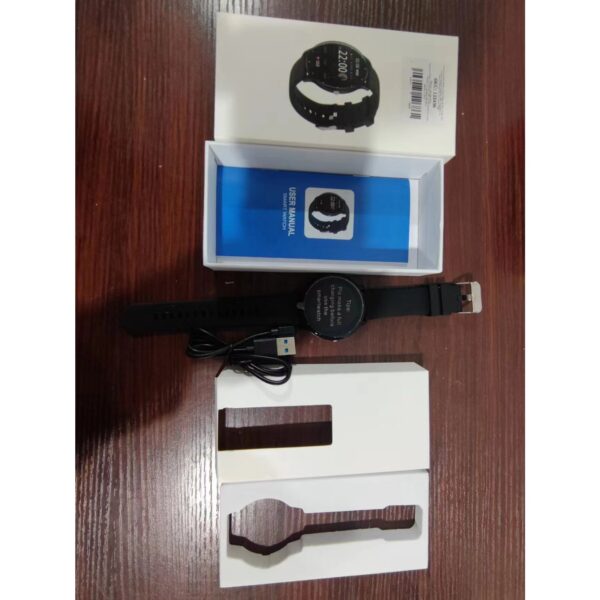 Ceas smartwatch si bratara fitness Flippy ZL02D, oxigen, ritm cardiac, pedometru, notificari, IP67, Compatibil cu Android/iOS, vibratii, multi sport, Negru - imagine 2