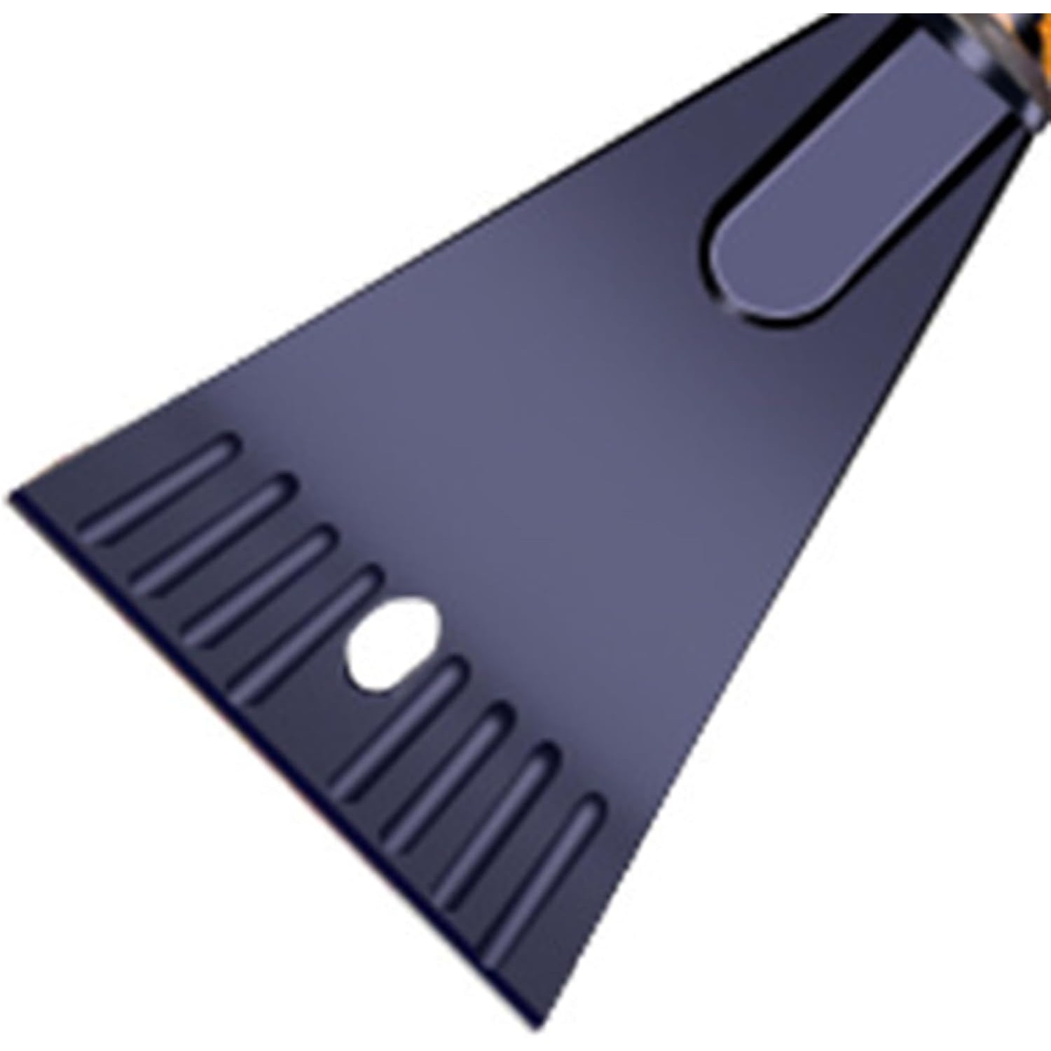 Perie de Zapada cu Racleta pentru Masina, Flippy, Multifunctionala, Demontabila, cu Maner Antiderapant, Aluminiu, Plastic, Fragmentarea Ghetii de pe Parbriz, Solutia pentru Iarna, pentru Dezghetare, 68x24x11.1 cm, Albastru - imagine 3