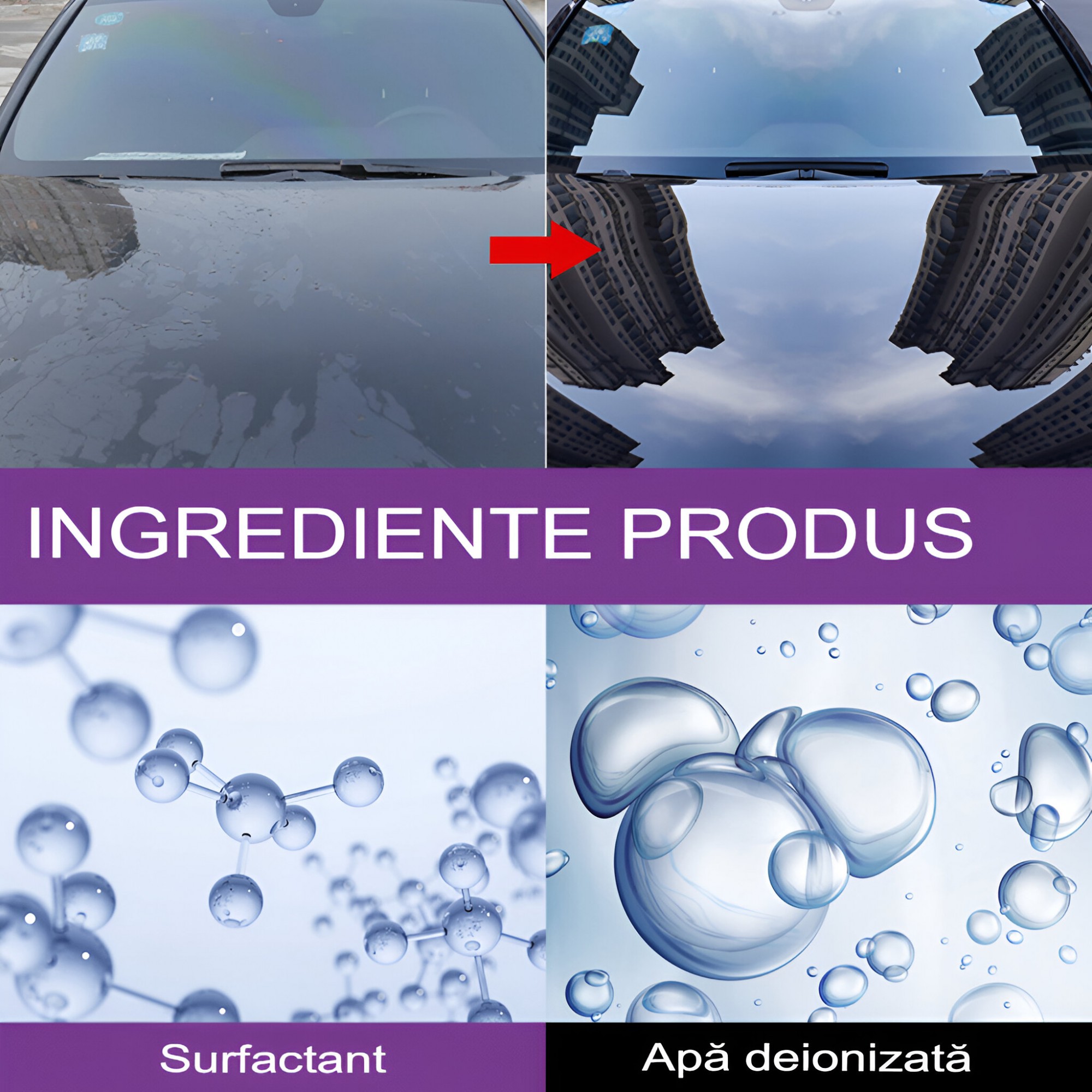 Spray Hidrofob Auto, Flippy, Curatare, Acoperire, Stralucire, Reparare Zgarieturi, Nanotehnologie, Spalare fara Apa, 100mL - imagine 2