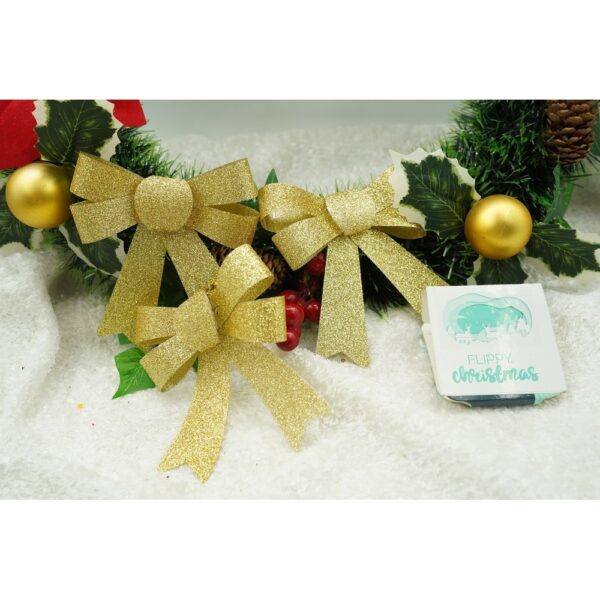 Funda pentru brad, Aurie, 11 x 14 cm, din poliester, Flippy - imagine 4