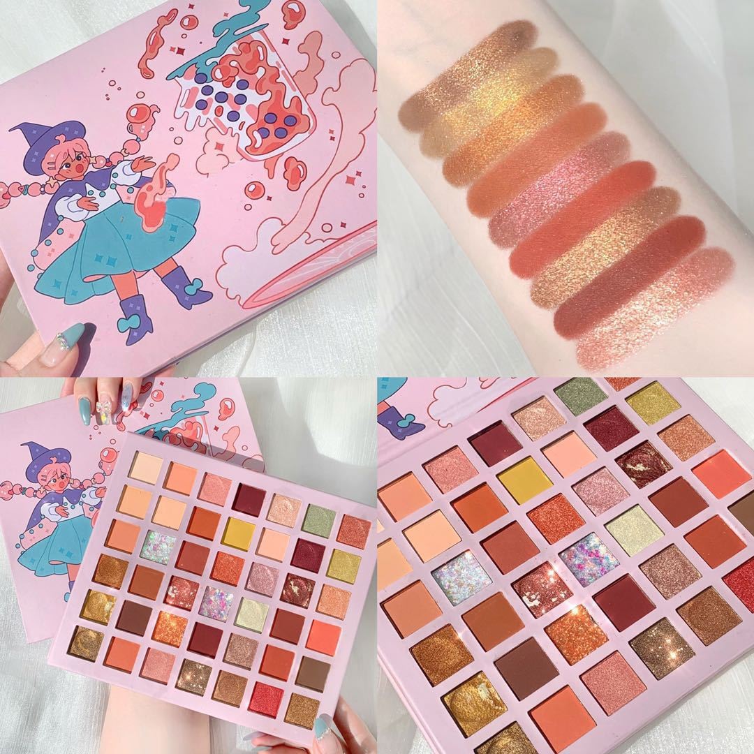 Trusa de machiaj, paleta de farduri cu 42 de culori pigmentate, Flippy - imagine 2