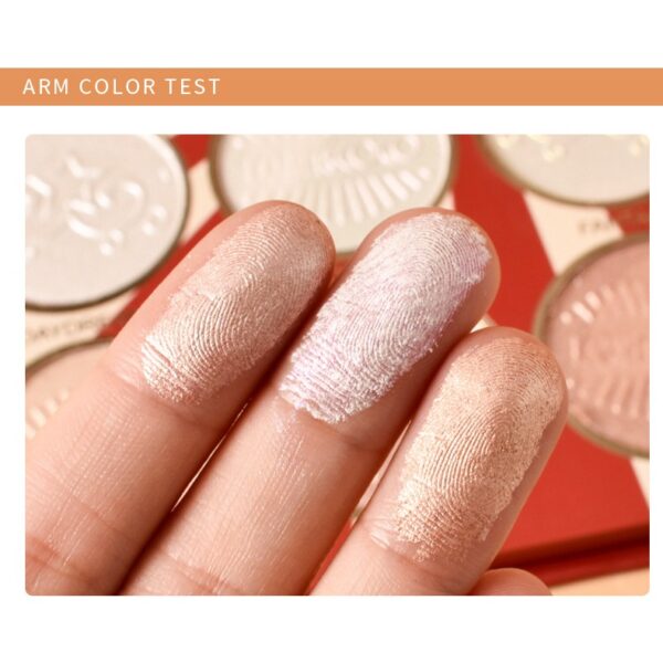 Paleta  Highlighter ( Iluminator ) Kevin&Coco 8 culori - imagine 4