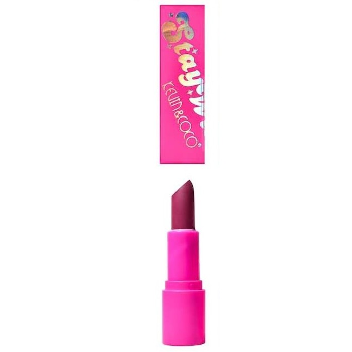 Set 4 Bucati Ruj de Buze, KEVIN & COCO, Stay Wild, Lip Stick, 8 x 2.3 x 2.3 cm