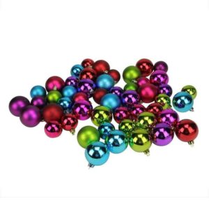 Set 6 globulete multicolore - printing - 6cm