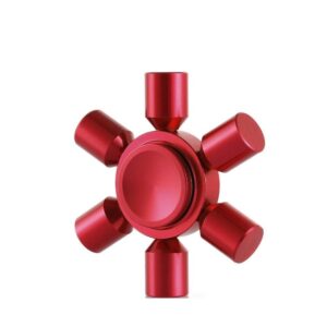 6 Heads Lite Spinner Rosu