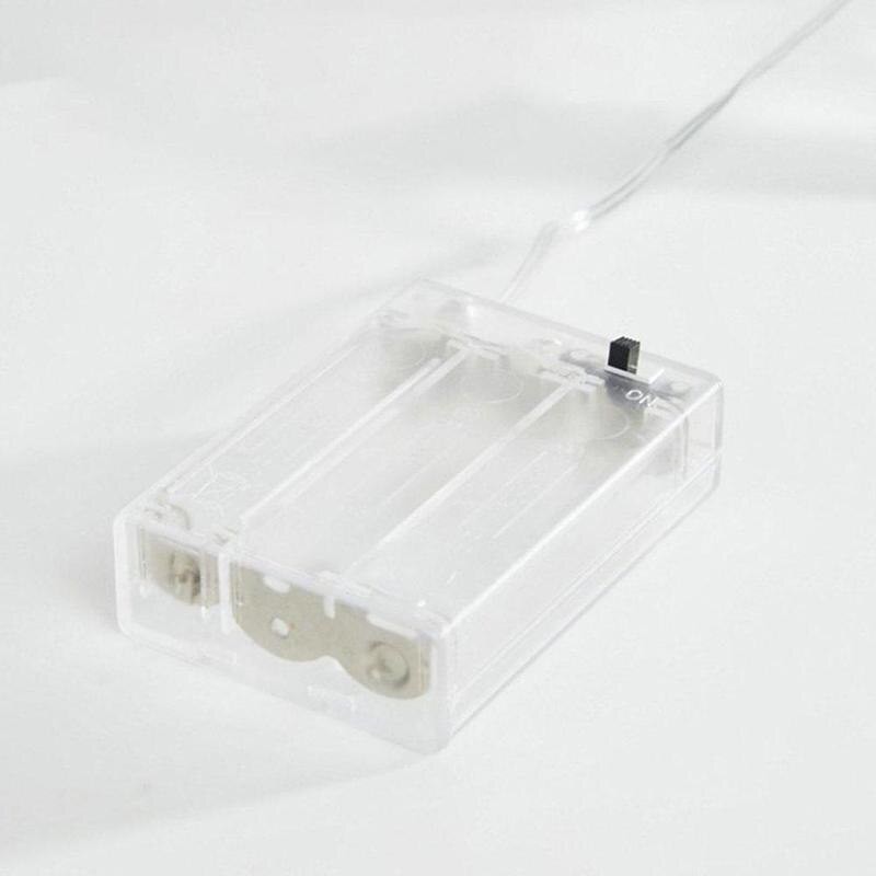 Instalatie Craciun cu baterii, 2 metri, 20 LED-uri tip fructe rosii, Alb Cald, Flippy - imagine 3