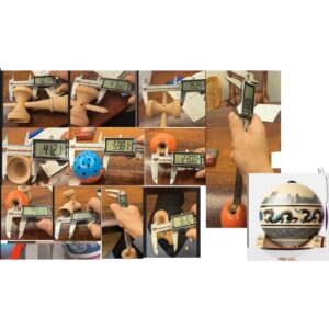 Kendama X Dragon Series Originala, Profesionala, Flippy, Super Sticky cu Cupe Mari V3, King Size Cups, Rulment Metalic si Gaura in Baza, din Lemn 18 cm, Ata 55 cm, Gri