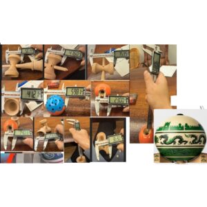 Kendama X Dragon Series Originala, Profesionala, Flippy, Super Sticky cu Cupe Mari V3, King Size Cups, Rulment Metalic si Gaura in Baza, din Lemn 18 cm, Ata 55 cm, Verde