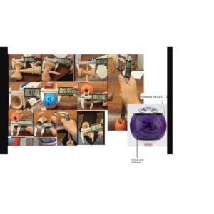 Kendama X Zen Series Originala, Profesionala, Flippy, Super Sticky cu Cupe Mari V3, King Size Cups, Rulment Metalic si Gaura in Baza, din Lemn 18 cm, Ata 55 cm, Violet