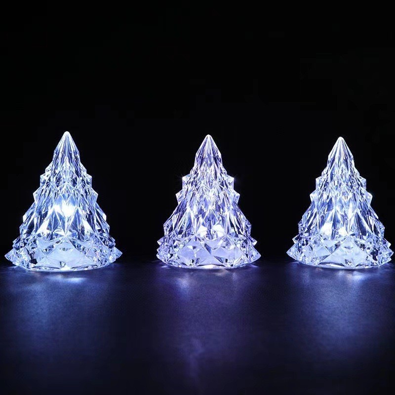 Lampa de Veghe, Flippy, Model IceBerg, cu Baterii, Lumina Rece, Transparent, 6.5x8 cm - imagine 3