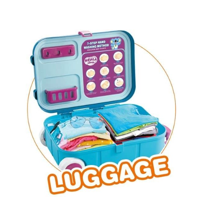 2 in 1, Valiza si mini bucatarie cu ustensile - imagine 2