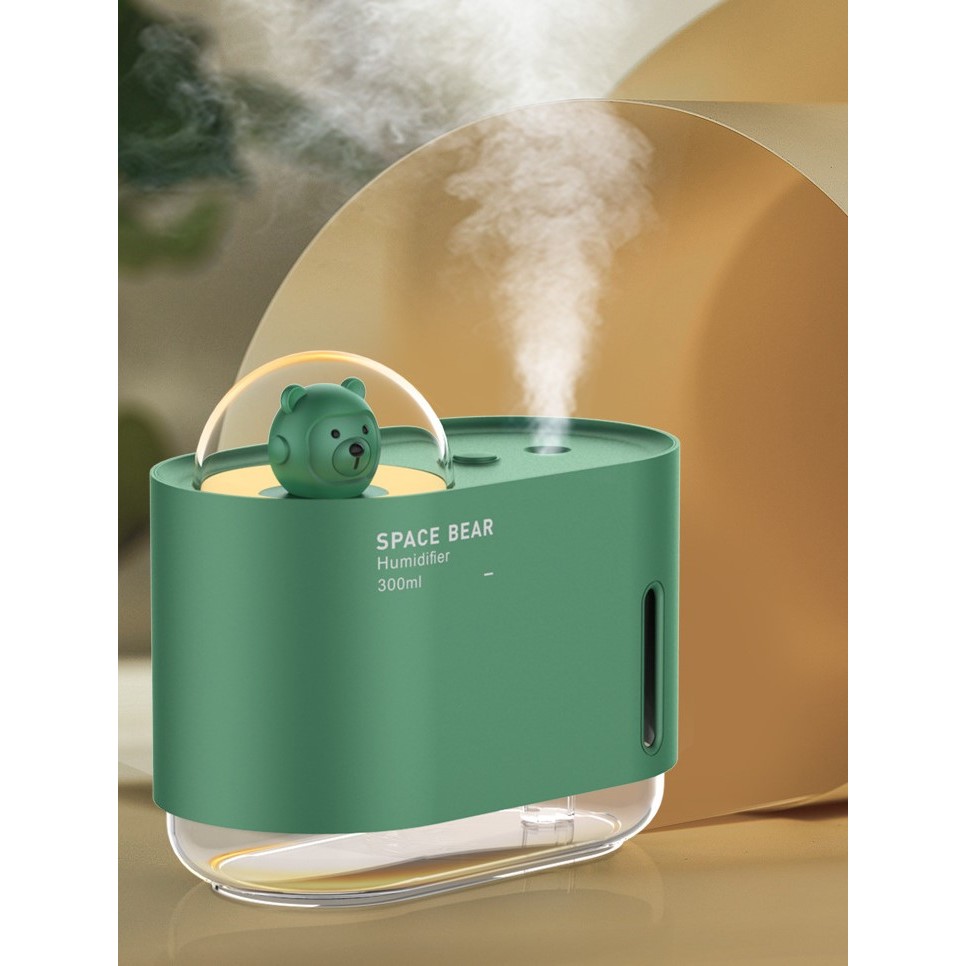 Umidificator Urs Spatial, Flippy, 300 ml, verde - imagine 2