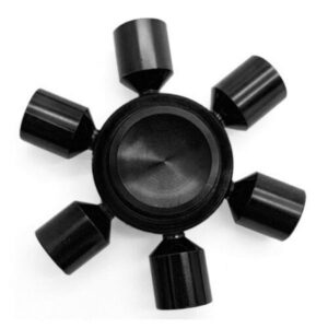 6 Heads Lite Spinner Negru