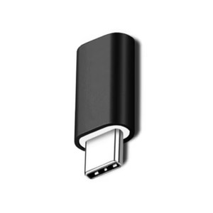 Adaptor Micro USB spre Lightning, Flippy, 2.8 cm, Negru - imagine 2