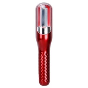 Aparat de Reparare a Varfurilor Despicate, Flippy, Netezirea Firului de Par, din ABS+PC, cu Ioni Negativi, Baterie 500 mAh, 24.8 x 5.3 x 5 cm, Rosu