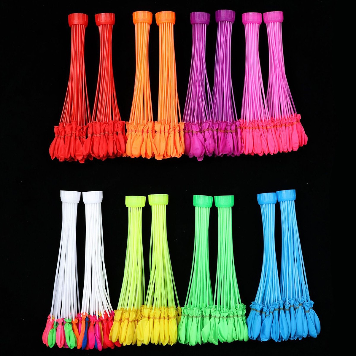 Baloane de Apa pentru Distractii, Flippy, Baloane cu Umplere Rapida, Baloane de Lupta cu Apa, 111 bucati, din Emulsie, Multicolor - imagine 2