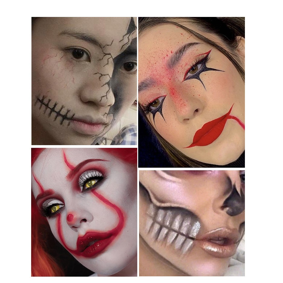 Vopsea de Fata/Corp, Flippy, pe Baza de Ulei, 35 g, Negru - imagine 4