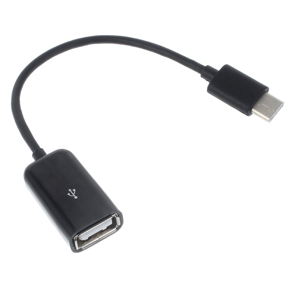 Cablu OTG USB 3.1 USB Type-C to USB A 18 cm Flippy, Alb - imagine 2