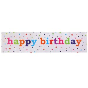 Banner, Flippy, Colectia Happy Birthday, 98 x 24 cm, Multicolor
