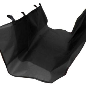 Covor pentru Masina, pentru Animalele de companie, Flippy, Covoras impermeabil, pentru Calatoriile Lungi, din Panza Oxford, 135 x 135 cm, Negru