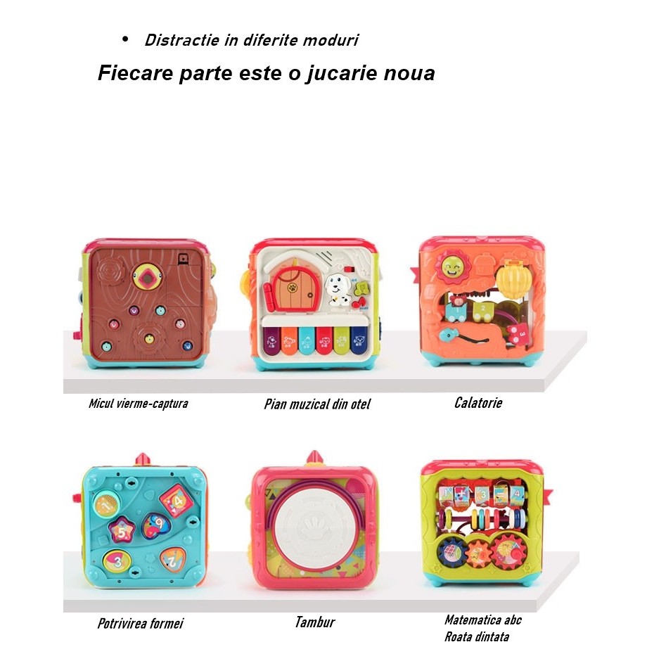 Cub activitati, 6 in 1, Flippy - imagine 3