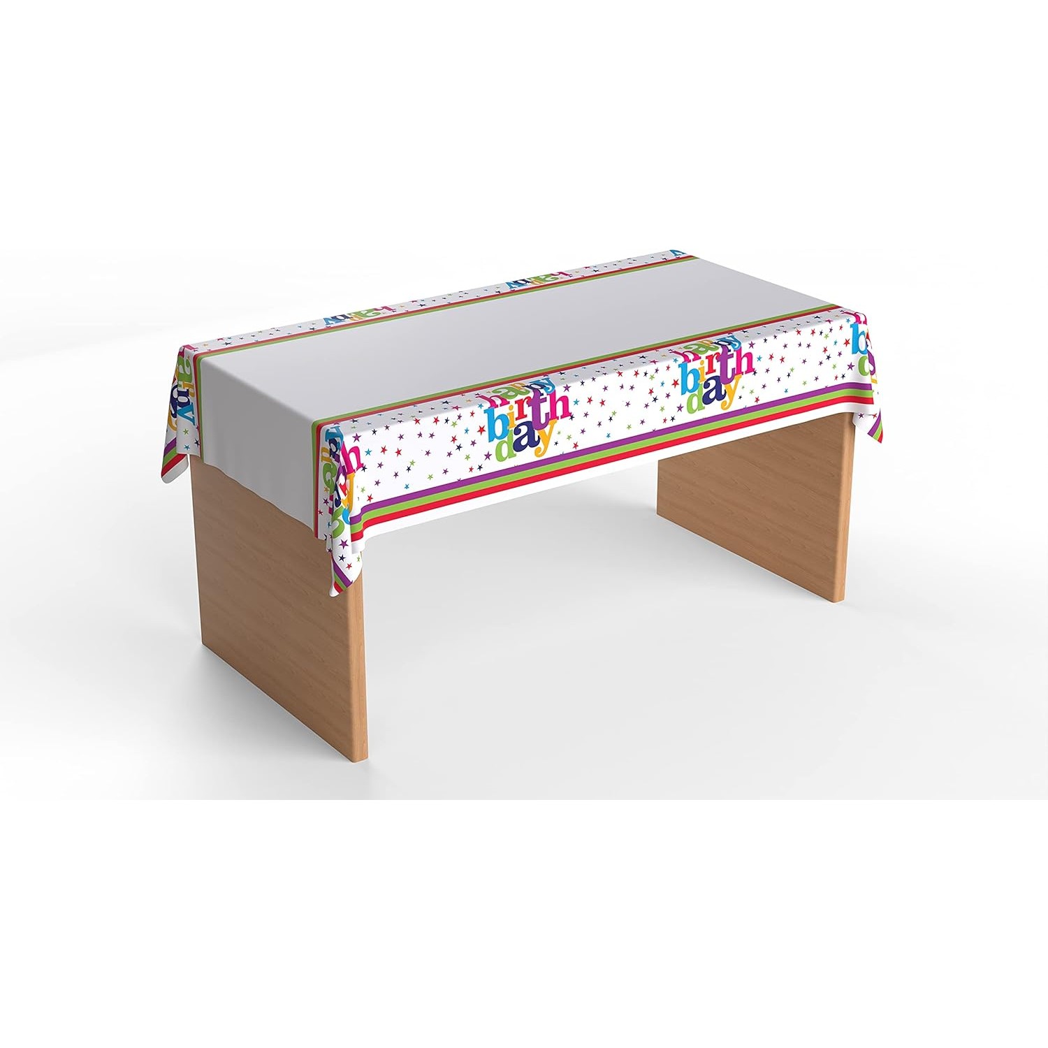 Fata de Masa Dreptunghiulara, Flippy, Colectia Happy Birthday, 180 x 108 cm, din Plastic PE, Impermeabila, Multicolor - imagine 4