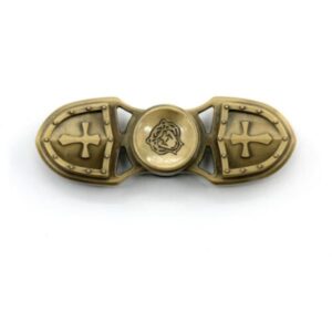 Fidget Spinner Cu Design Vintage Armura Auriu