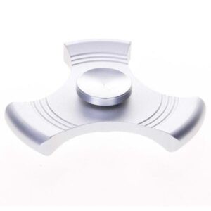 Fidget Spinner Jucarie Antistres De Metal Argintiu
