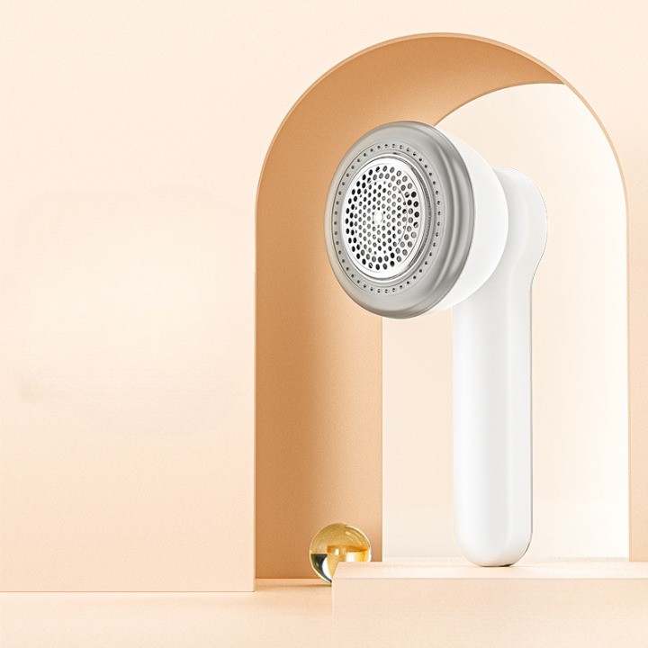 Aparat Pentru Curatat Scame, Par Si Praf, Flippy, Pentru Diferite Tipuri De Material, Cu Lame Din Otel Inoxidabil, Incarcare Prin USB Type-C, Cu Perie De Curatare si Cablu USB Incluse, Alb, 20 x 8.8 x 8.5 cm - imagine 3