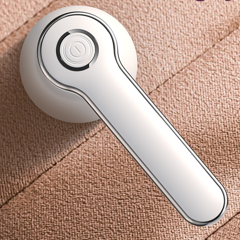 Aparat Pentru Curatat Scame, Par Si Praf, Flippy, Pentru Diferite Tipuri De Material, Cu Lame Din Otel Inoxidabil, Incarcare Prin USB Type-C, Cu Perie De Curatare si Cablu USB Incluse, Alb, 20 x 8.8 x 8.5 cm - imagine 4