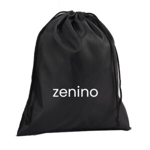 Husa Sac pentru Pantofi, Flippy, Husa din Poliester pentru Haine Incaltaminte, Lucruri in Calatorie, inchidere cu Snur, 30 x 20 cm 80 g Negru