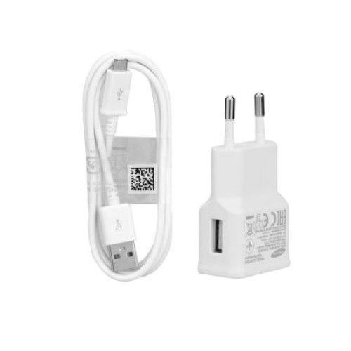 Incarcator Retea Micro USB Samsung Adaptor ETA0U81EWE Cablu ECB-DU4AWE 1 m Bulk Alb - imagine 2