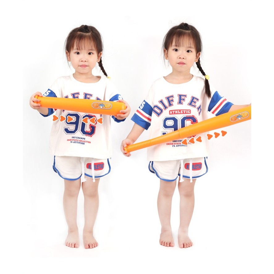 Joc de Baseball Interactiv, Lansator Flippy, Aruncare Automata, Include Bata si 5 Mingii, 37 x 23 x 16 cm Baza, 59 cm Bata, Multicolor - imagine 4