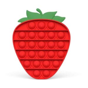 Jucarie antistres pop it and flip it, capsuna, rosu