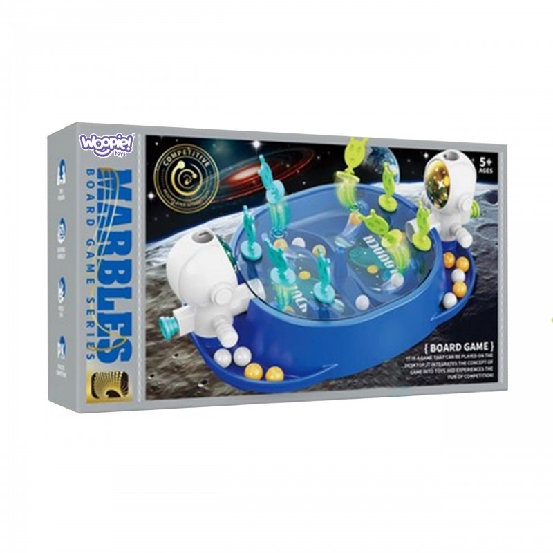 Jucarie Interactiva, Flippy, Model Astronauti, Joc de Masa, +5 Ani, Portabil, 2 Jucatori, 19 x 7 x 11.3 cm, Albastru - imagine 2